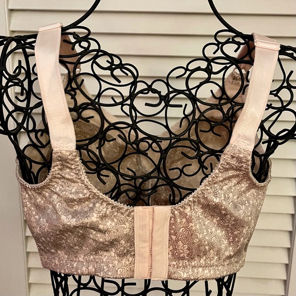 36DDD Bali Double Support Wirefree Bra #3820 - pink chic lace print - Picture 3 of 5